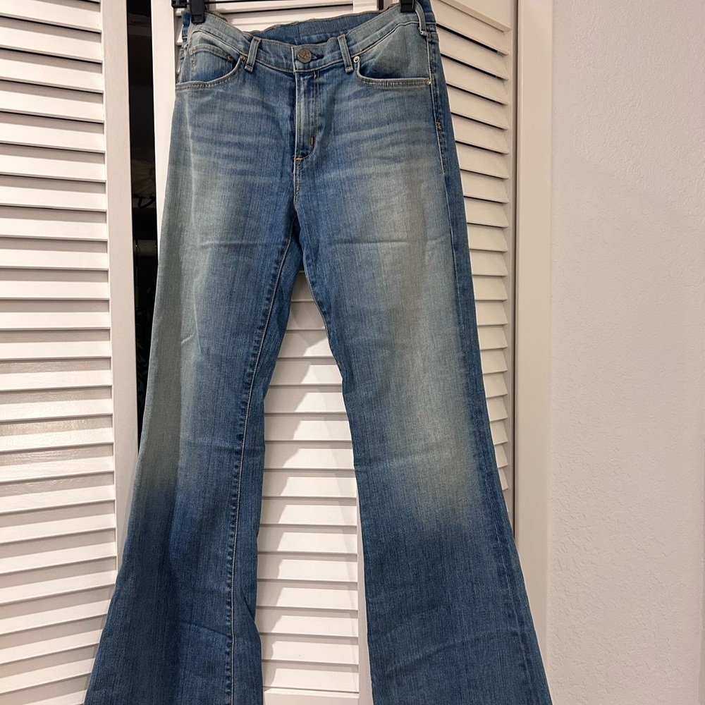 McGuire Denim Blue Flare Wide Leg Jeans